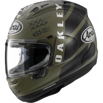 Arai RX-7V Evo Maverick Oakley Helm Schwarz Grün Größe XS