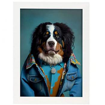 Póster a Todo Color del Boyero de Berna en Formato A3