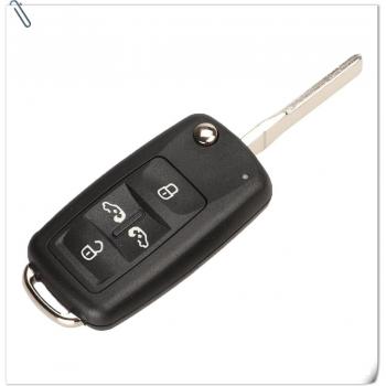 Jingyuqin 2/3/4/5-Tasten Schlüssel Hülle für VW Polo Golf MK6 Tiguan Touareg 202AD 202H 202Q