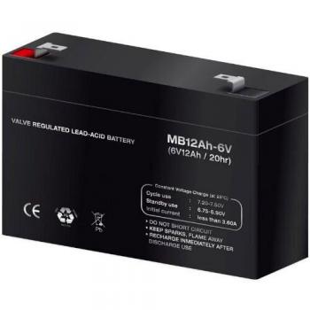 Batería de Plomo 6V 12Ah para Uso General