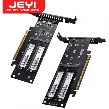 JEYI M.2‑SATA 4‑Port PCIe 4.0 Adapter