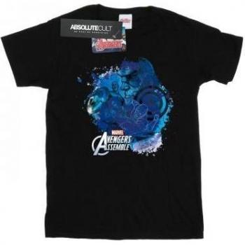 Cap America Montage Boyfriend Style Cotton Shirt