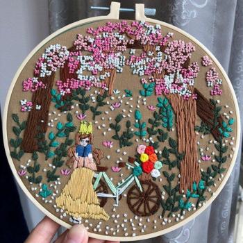 Handgemachte Stickerei-Anfänger-Kit