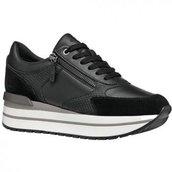 Sneaker Geox D New Kency Traspiranti Donna Nero 40 EU