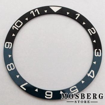 Bisel de reloj de cerámica plata