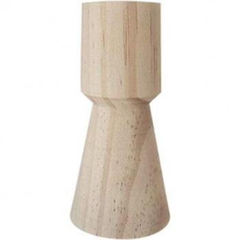 Retro Wooden Candle Holders