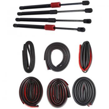 Sistema de Sellado de Puerta Tesla 3/4 con Soporte Amortiguador