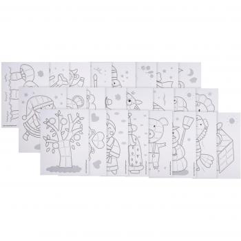 PlayMais Bastel‑Set für Kinder – 24 vorgeprägte Dekorationskarten