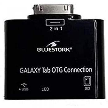 Bluestork Lettore SD Galaxy Tab Nero (Micro‑USB)