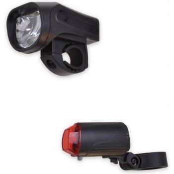 Filmer Fahrradbeleuchtungs-Set mit LED-Technologie, 1 W, 30 Lux