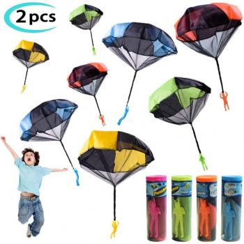 Freundlicher Mini‑Soldat mit Fallschirm (2 Stück) – Spielspaß