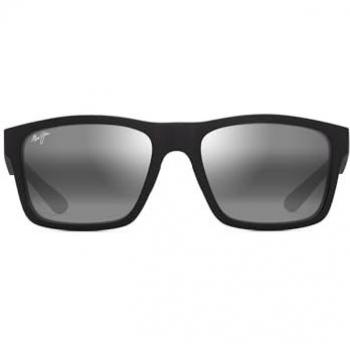 Maui Jim Men's Flat Top Sunglasses, Black, 57mm