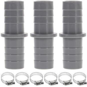 Set de tuyaux extensibles lave-vaisselle avec rondelle et adaptateur clip
