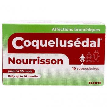 Suppositoires Coquelusédal nourrisson x 10