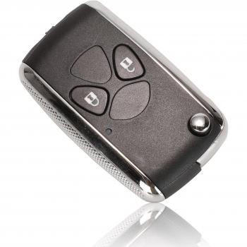 Flip Key Case for Toyota Avlon, Crown, Corolla, Camry, RAV4, Reiz, Yaris, Prado