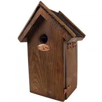 Esschert Nistkasten für Blaumeisen Größe: 27 cm H x 17 cm B x 12 cm T