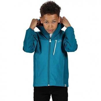 Regatta Highton Kindershell-Jacke Gulfstream/Olympic Teal für 3-4-Jährige