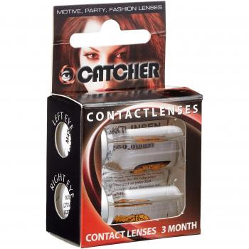 Eyecatcher m45 – Monster‑Farben, Orange/Schwarz, 3‑Monats Packung