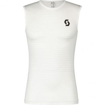 Camiseta interior Scott UNDERWEAR CARBON, sin mangas, funcional, color negro y blanco, talla 2XL