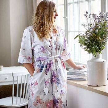 Mako‑Satin Damenmantel von Curt Bauer – Livia 40/42, 1269 Spring, Baumwollstoff