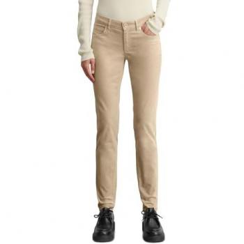 MARC O'POLO Damen 5-Pocket-Hose LULEA aus Organic-Cotton-Viskose-Stretch beige Gr. 29/30