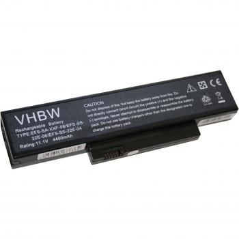 Batteria di ricambio Li-ion 4400mAh 11.1V per Fujitsu-Siemens, Compatibile con Esprimo Mobile V5515