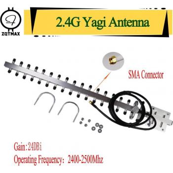 Antenne ZQTMAX 2.4GHz 24dB pour amplificateur de signal