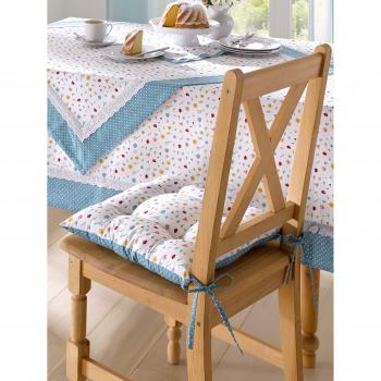 Stuhlkissen Delila – Unisex, 40 × 40 cm, 5 cm, Webschatz Premium
