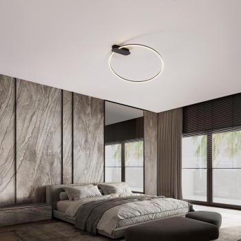 Kiklos LED‑Deckenlicht Schwarz 30 W 1250 lm – Warmweiß