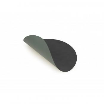Set de Table Cloud‑Nupo LIND DNA Curve L Réversible – 1 pièce, Gris Anthracite / Vert Pastel