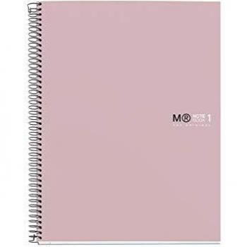 Carnet spiralé A5 MIQUELRIUS MR 160p, petites cellules 5x5 perforées, ton sable