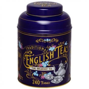 Vintage Royal Purple Tea Caddy