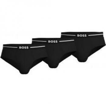 BOSS Herren Slips 3er-Pack mit Logo-Bund