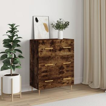 Stylish Smoked Oak Sideboard 69.5x34x90 cm