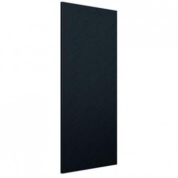 Douche Rectangulaire Parama 90×170 cm SMC Noir Effet Pierre Découpable Antidérapant 2,6 cm – Samos