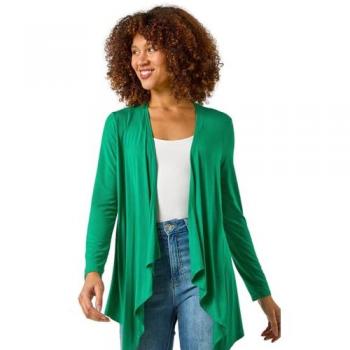 Cardigan à motif d’eau romaine, couleur verte, jersey 40