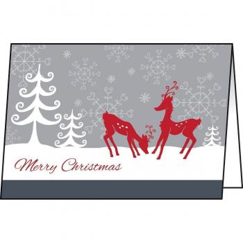 Cartes de Noël 'Cerf Rouge' Sigel