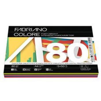 Fabrianocolore 80g A4 Color Mix 5 250 Fogli