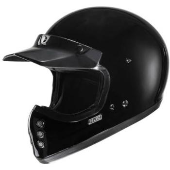 HJC V60 Solid Helm Schwarz XL für Herren
