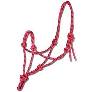 Waldhausen Color‑Blend Rope Halter – Soft Pink & Deep Navy