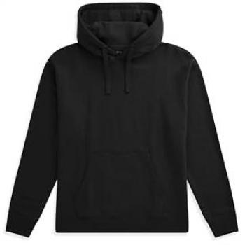 Jet Black Icon Kangaroo Drop Hoodie