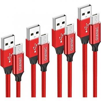 Set di Cavi Micro USB 4 Pezzi 0.5/1/2/3 m