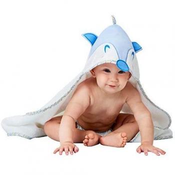 Bebè Accappatoio Volpe Certificato Ecologico