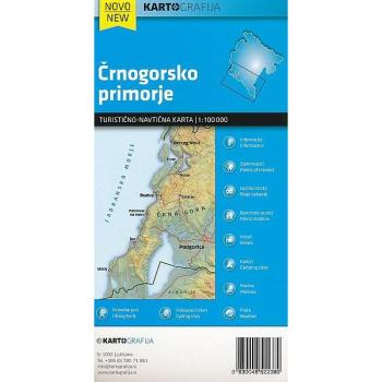 Montenegro Fietskaarten Crnogorsko Primorje