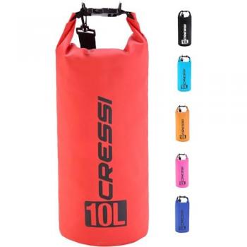 Cressi Bolsa Estanca PVC 15L Roja, impermeable, multiuso, unisex adulto