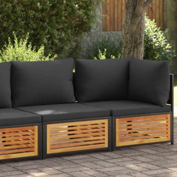 Sofá Madera Maciza Acacia 2 Personas