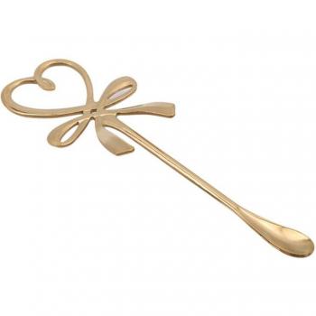 3D Bow Knot Mini Dessert Spoon