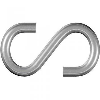 Dörner + Helmer 3 mm Ø S-Hooks 24 mm Galvanized Steel 20 pcs