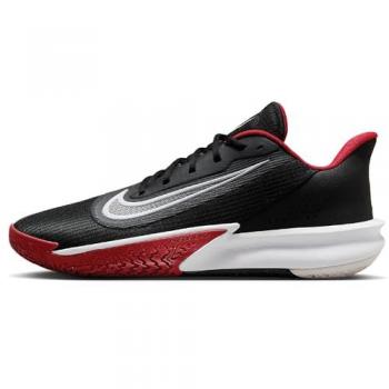 Nike Precision 7, Unisex Basketballschuh Schwarz/Weiß-Rot EU 38,5