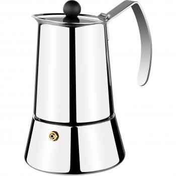Cafetera Italiana Monix Eterna Acero Inoxidable 4 Tazas
